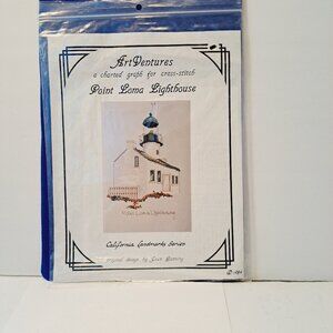 Point Loma Lighthouse Charted Graph for Cross Stitch Art Ventures 1984